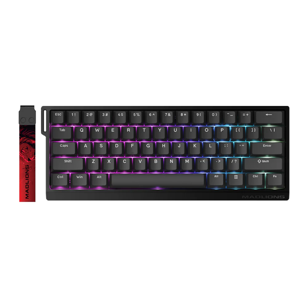 FGG Madlions MAD60 HE RGB Žaidimų Klaviatūra | Black, Magnetic Amber Pro FGG Madlions MAD60 HE RGB Žaidimų Klaviatūra | Black, Magnetic Amber Pro