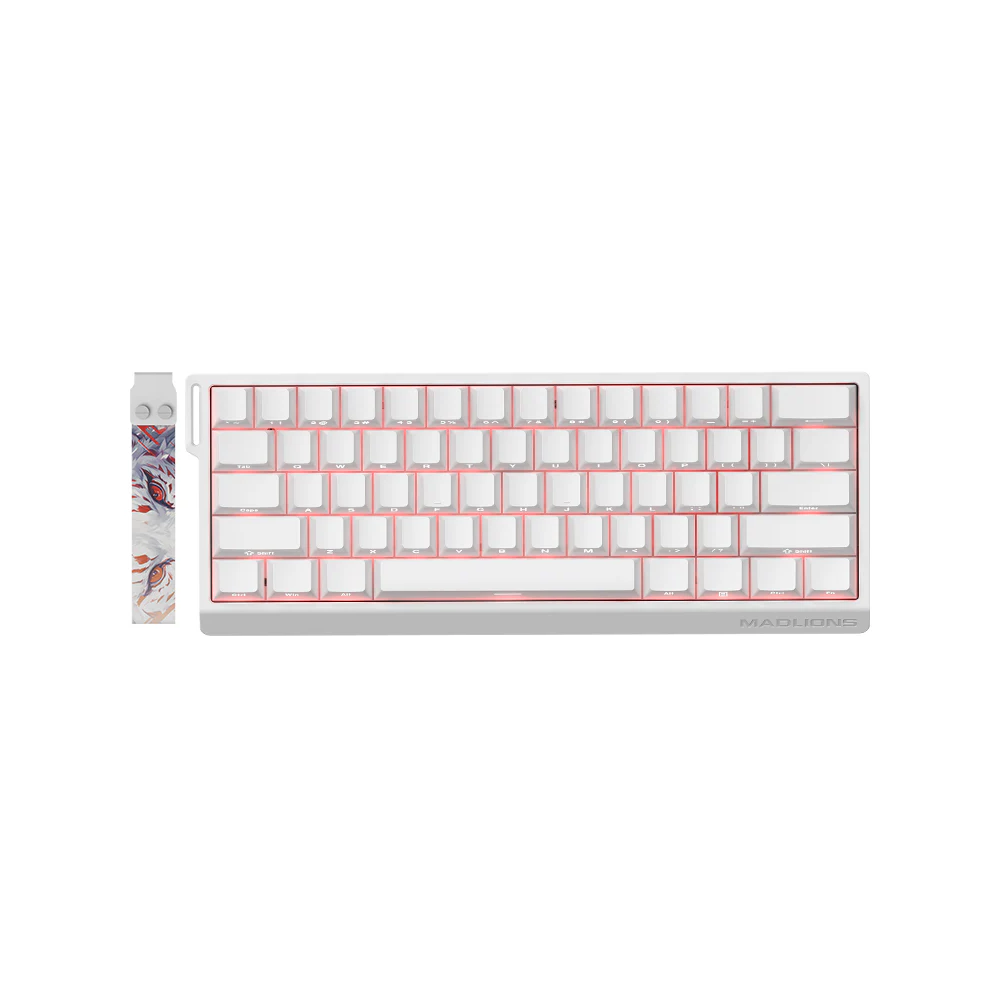 FGG Madlions MAD60 HE RGB Žaidimų Klaviatūra | Pure White, Magnetic Amber Pro FGG Madlions MAD60 HE RGB Žaidimų Klaviatūra | Pure White, Magnetic Amber Pro